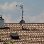 Antenna montata sul tetto